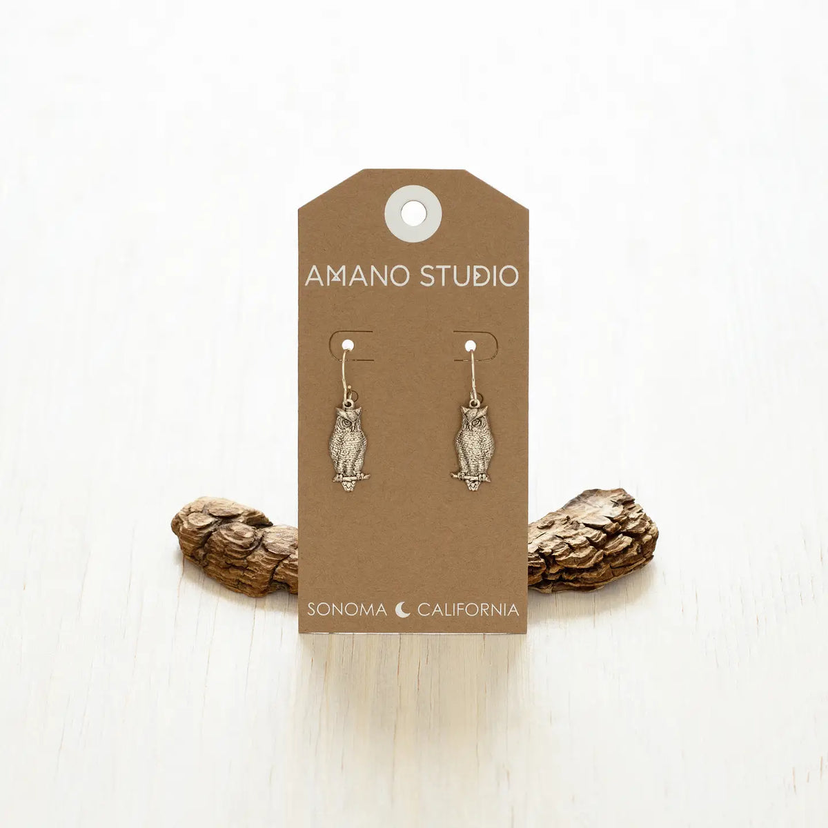 Wise Owl Drop Earrings