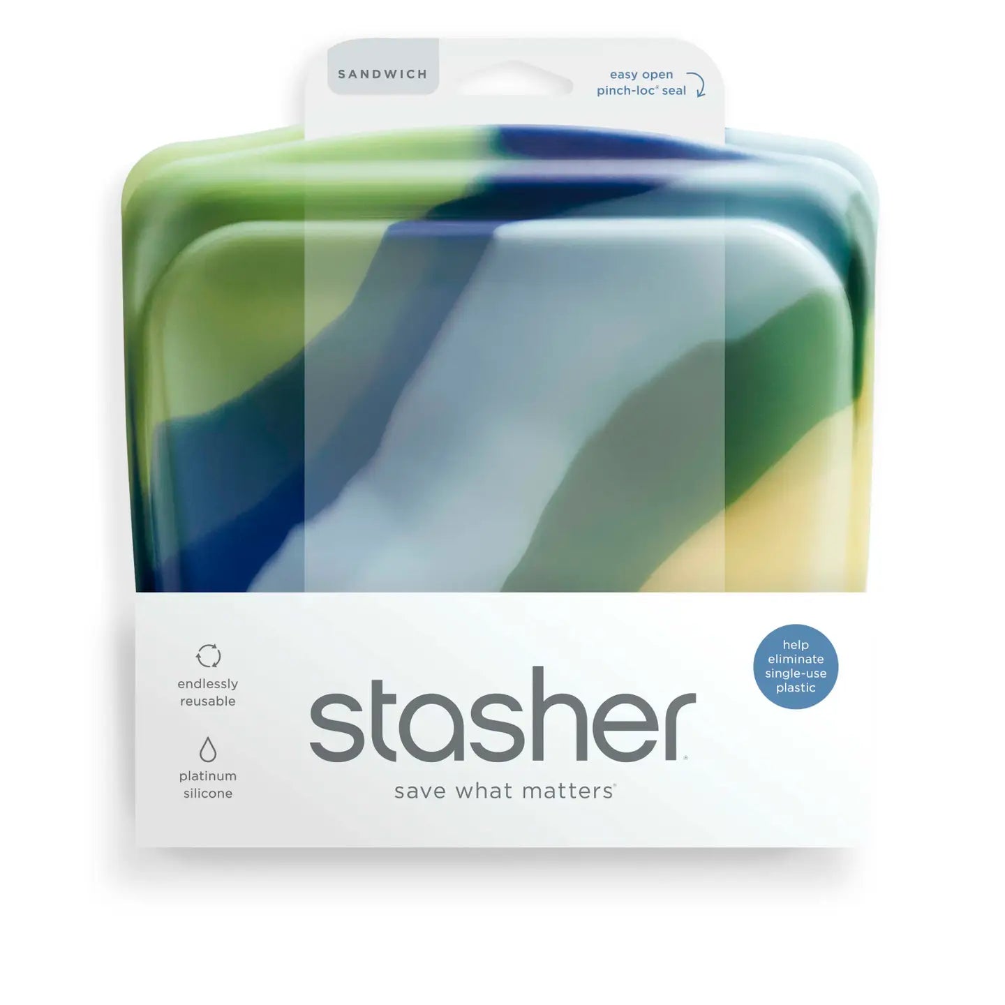 Sandwich Stasher Bag