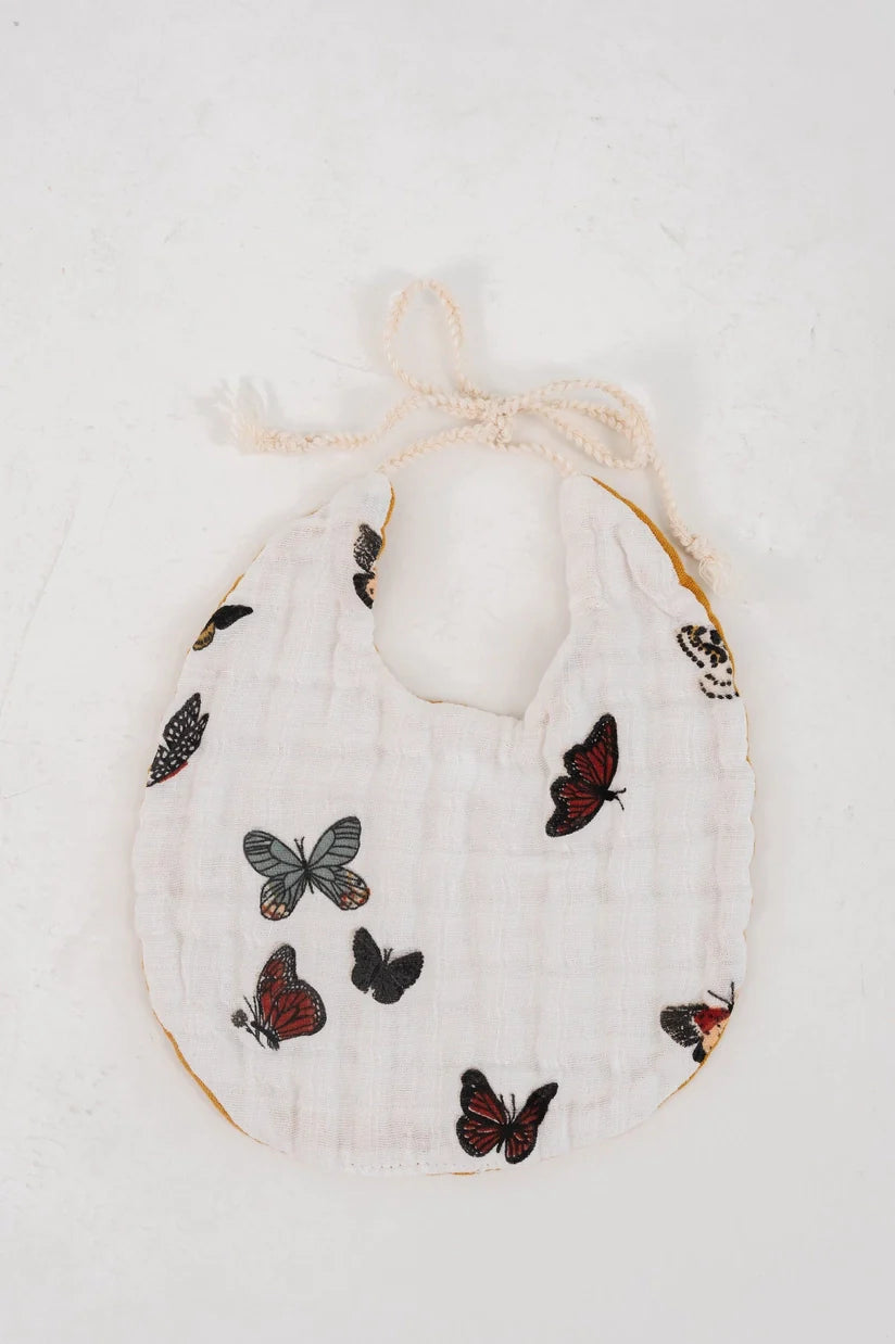 Cotton Butterfly Bib