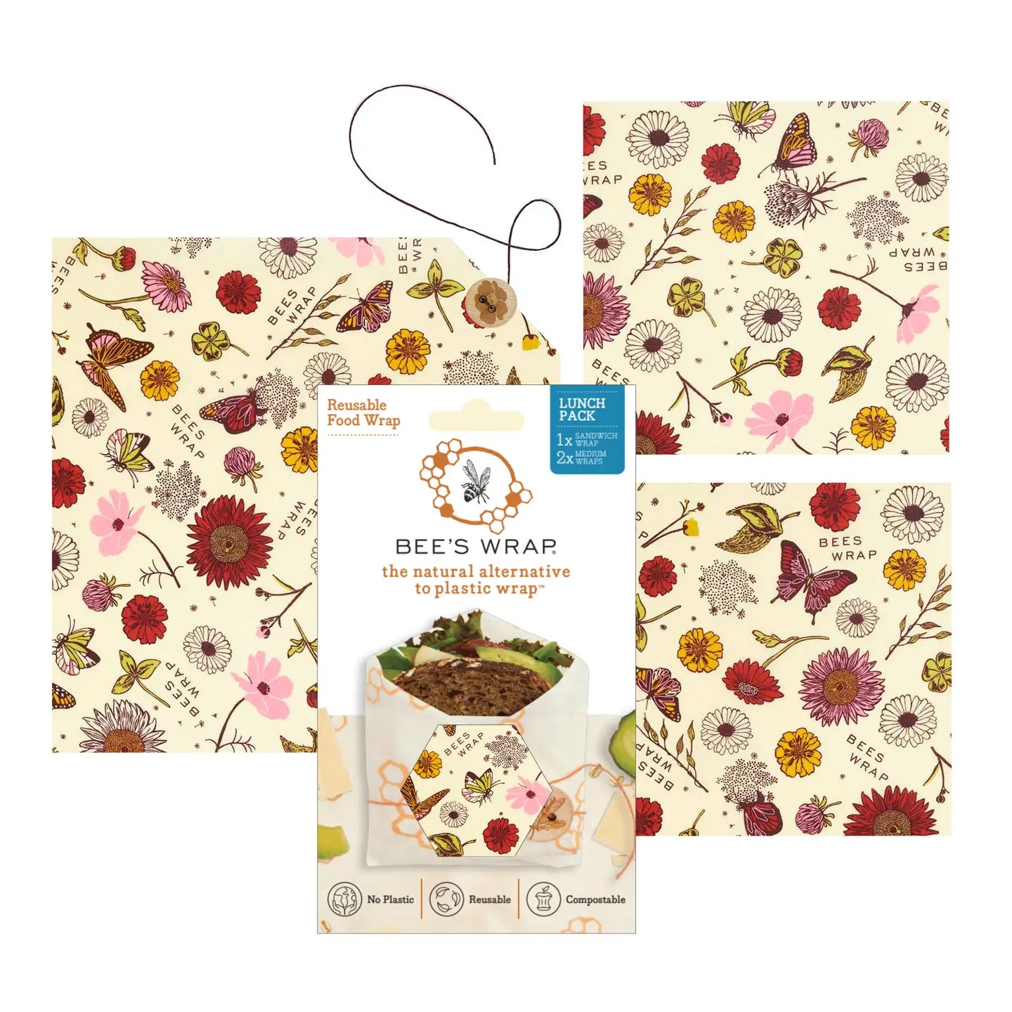 Bee's Wrap Lunch 3 Pack