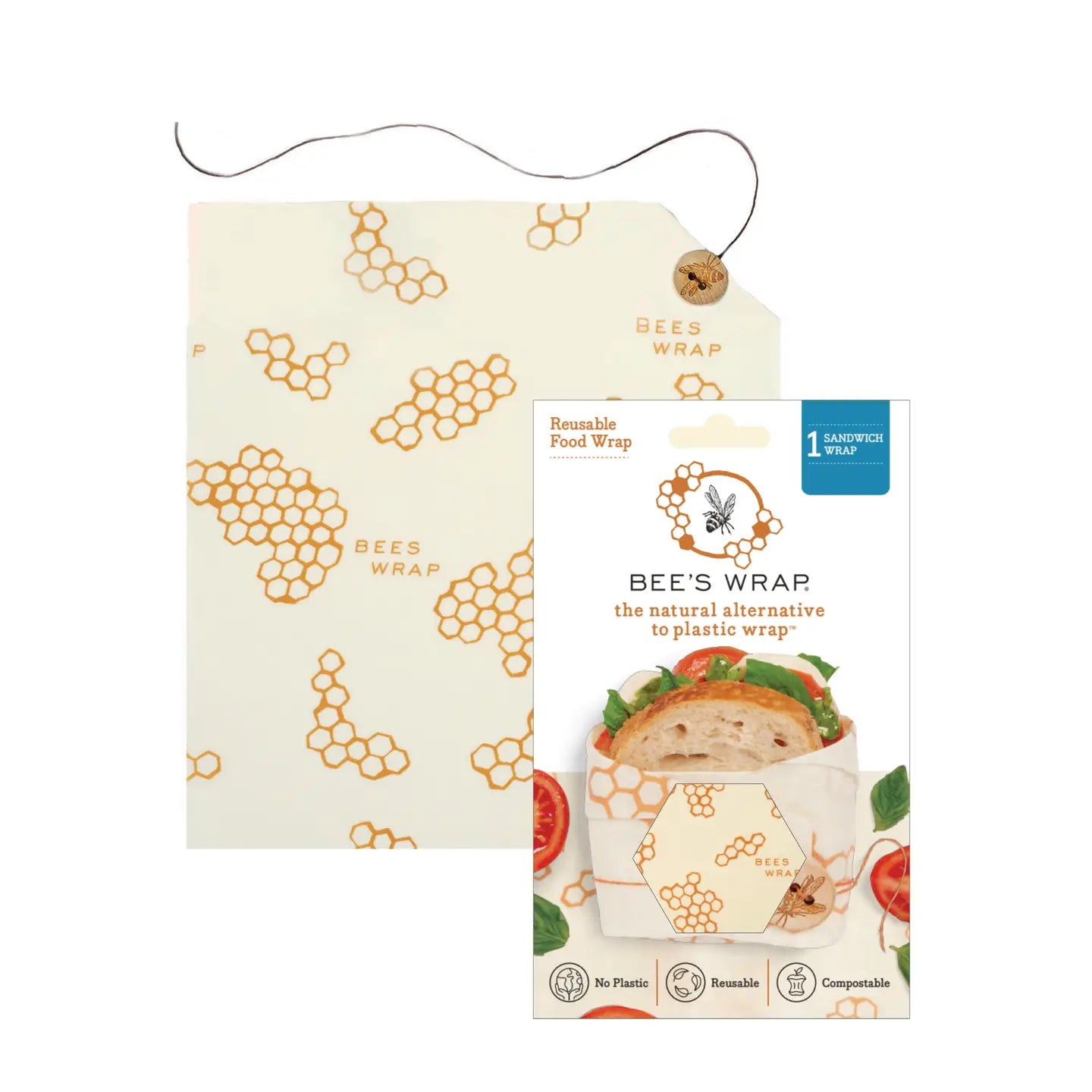 Bee's Wrap Single Sandwich Wrap