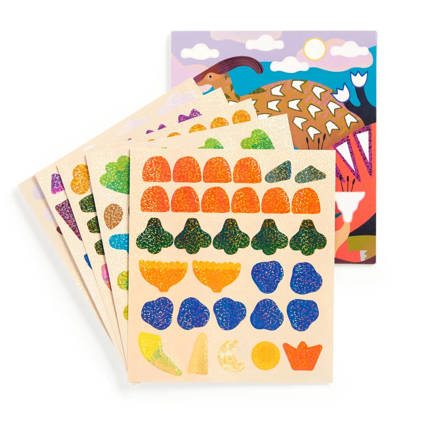 Dinosaur Land Sticker Sparkle Poster Activity Kit