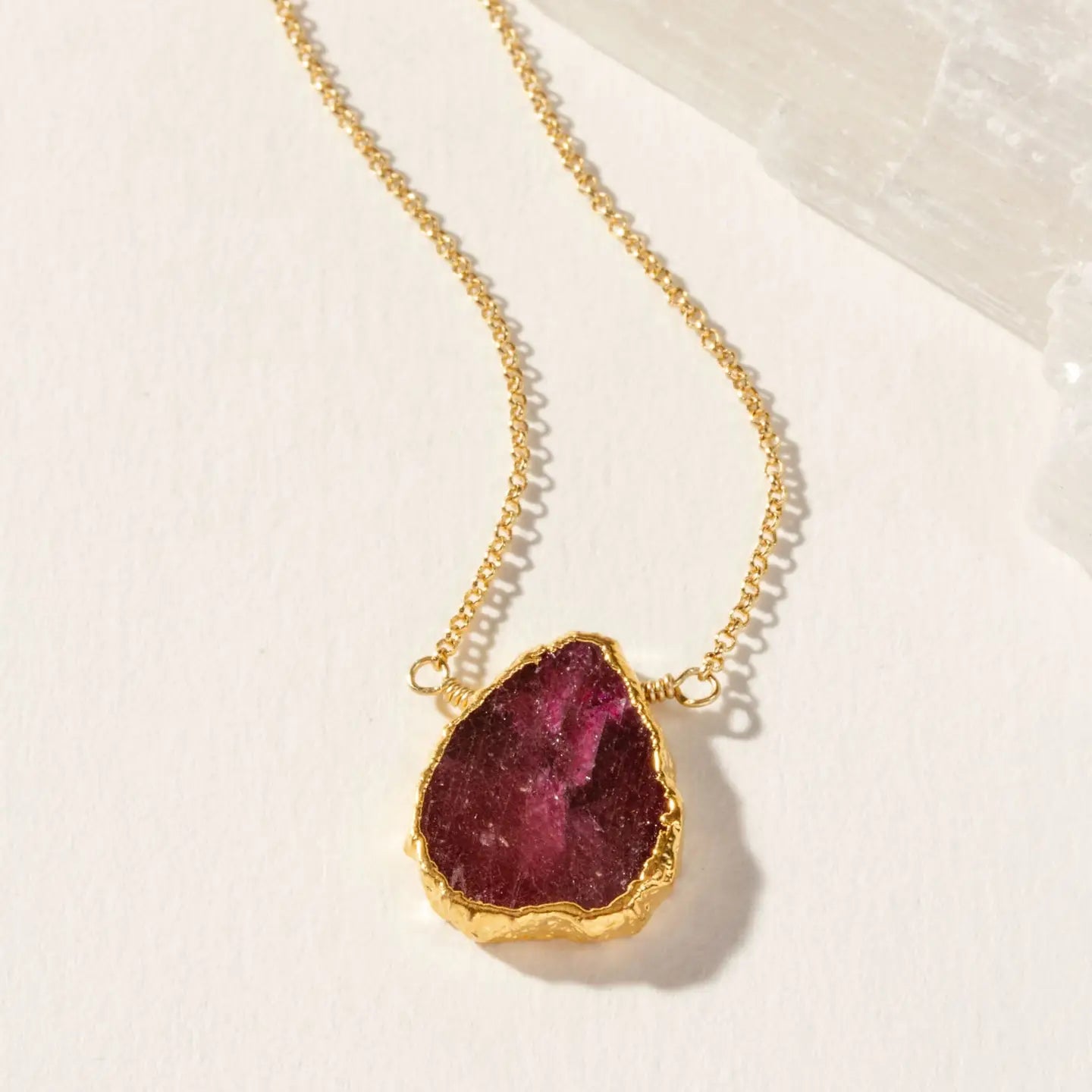 Earth, Wind, and Fire Stone Necklace