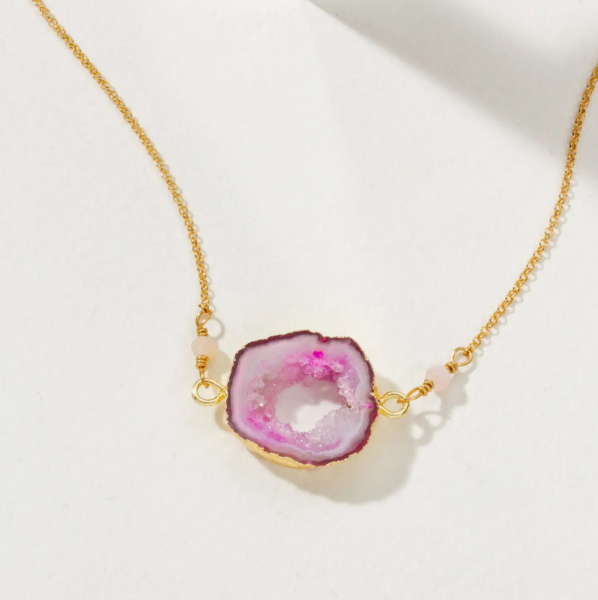 Earthly Geode Necklace
