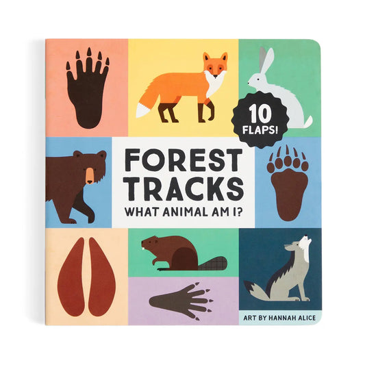 Forest Tracks: What Animal Am I? Lift-The-Flap Board Book