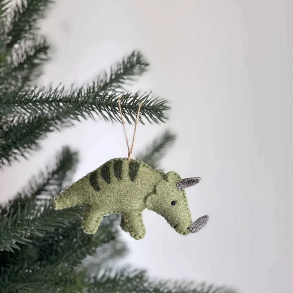 Felt Dinosaur Ornament