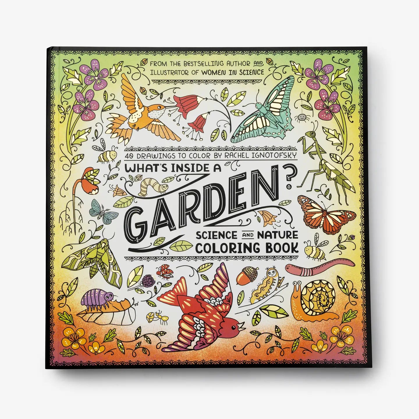 What's Inside Garden Coloring Book