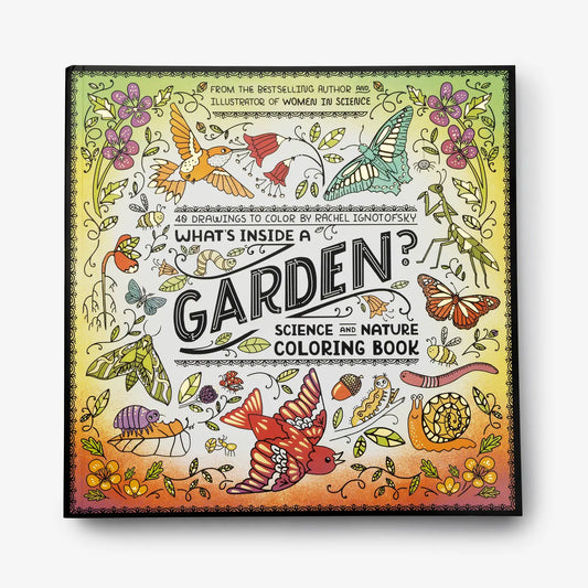 What's Inside Garden Coloring Book