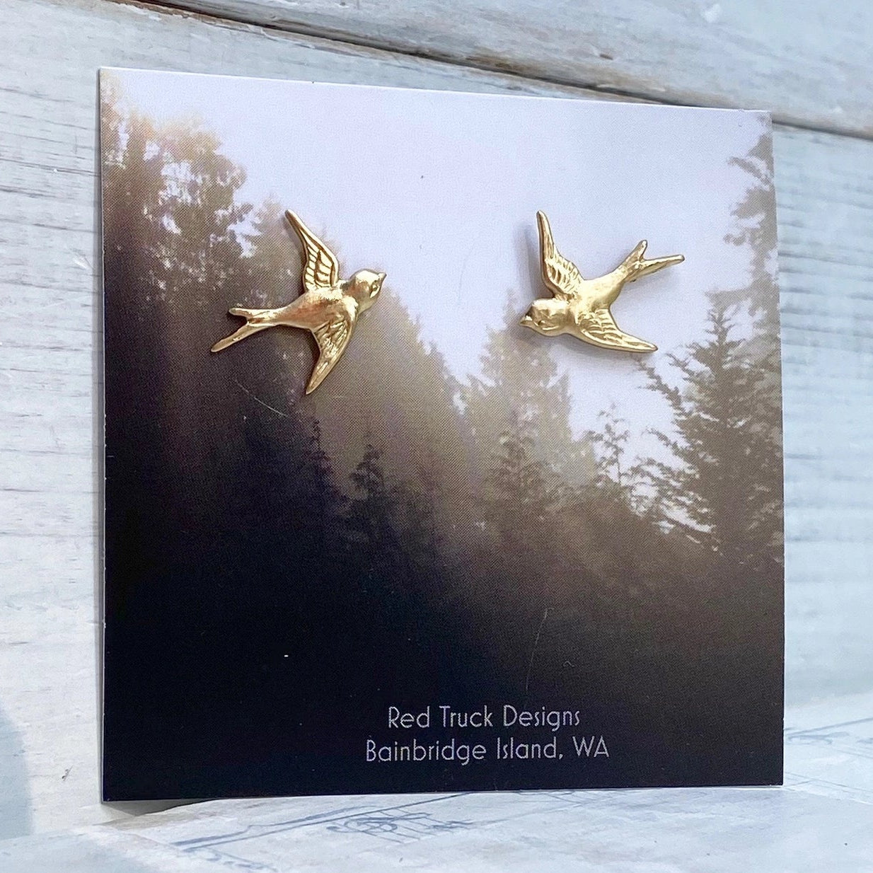 Bird Stud Earrings