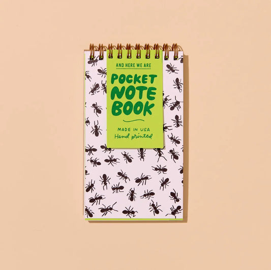 Letterpress Pocket-Size Spiral Notebook