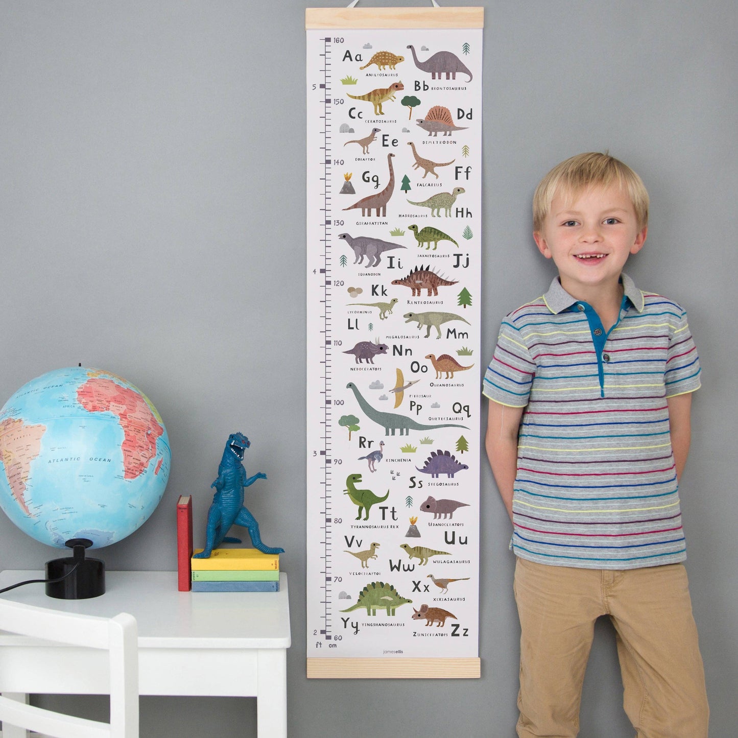 Alphabet Growth Height Chart