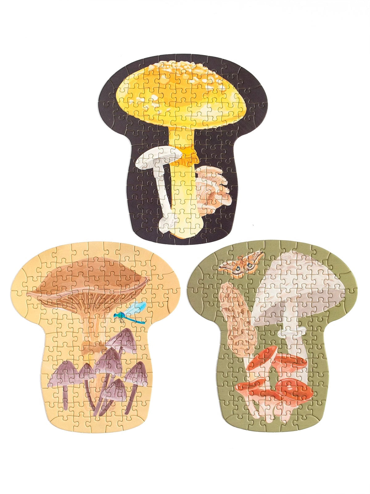 Midnight Flora & Fauna Set of 3 Puzzles
