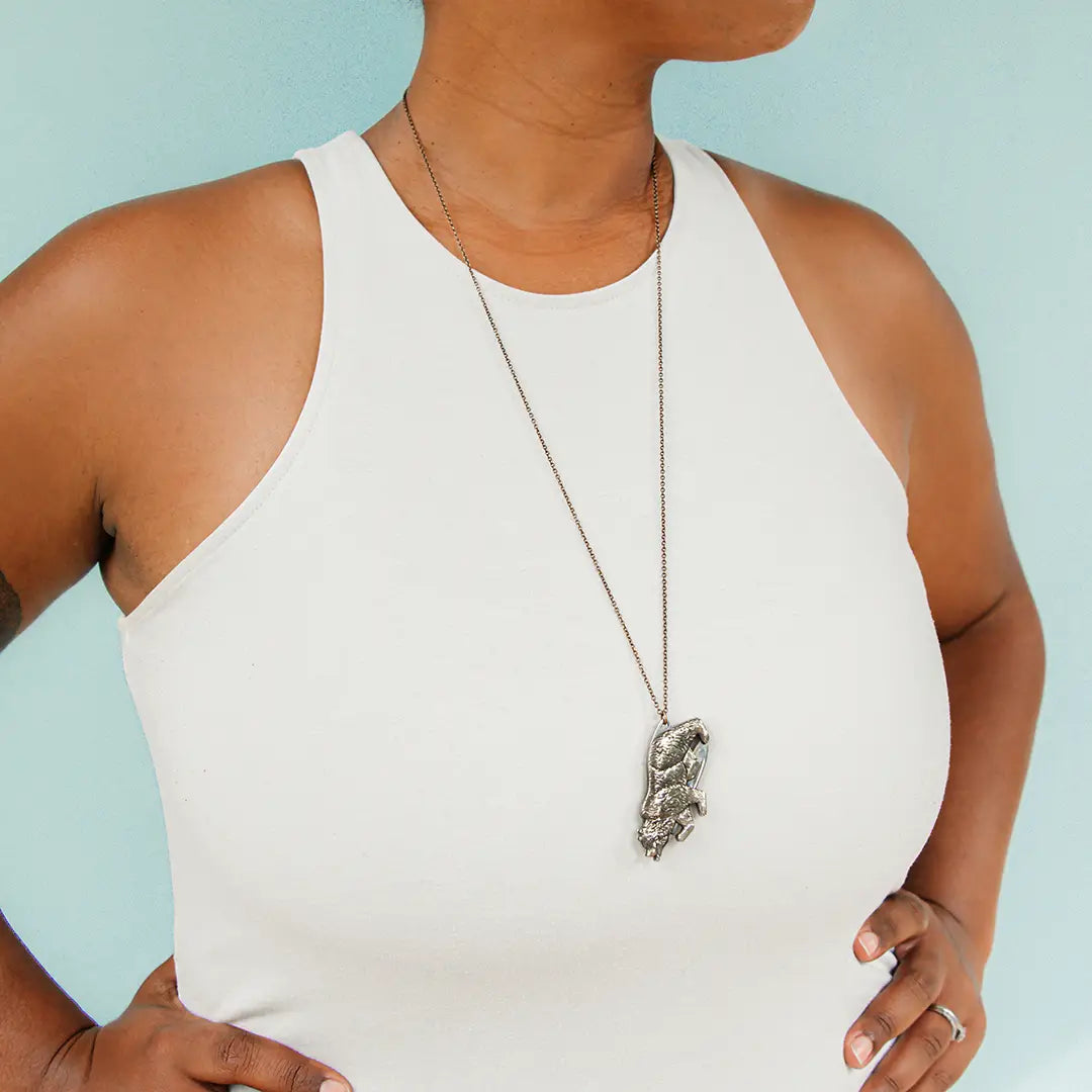 Bear Knife Necklace