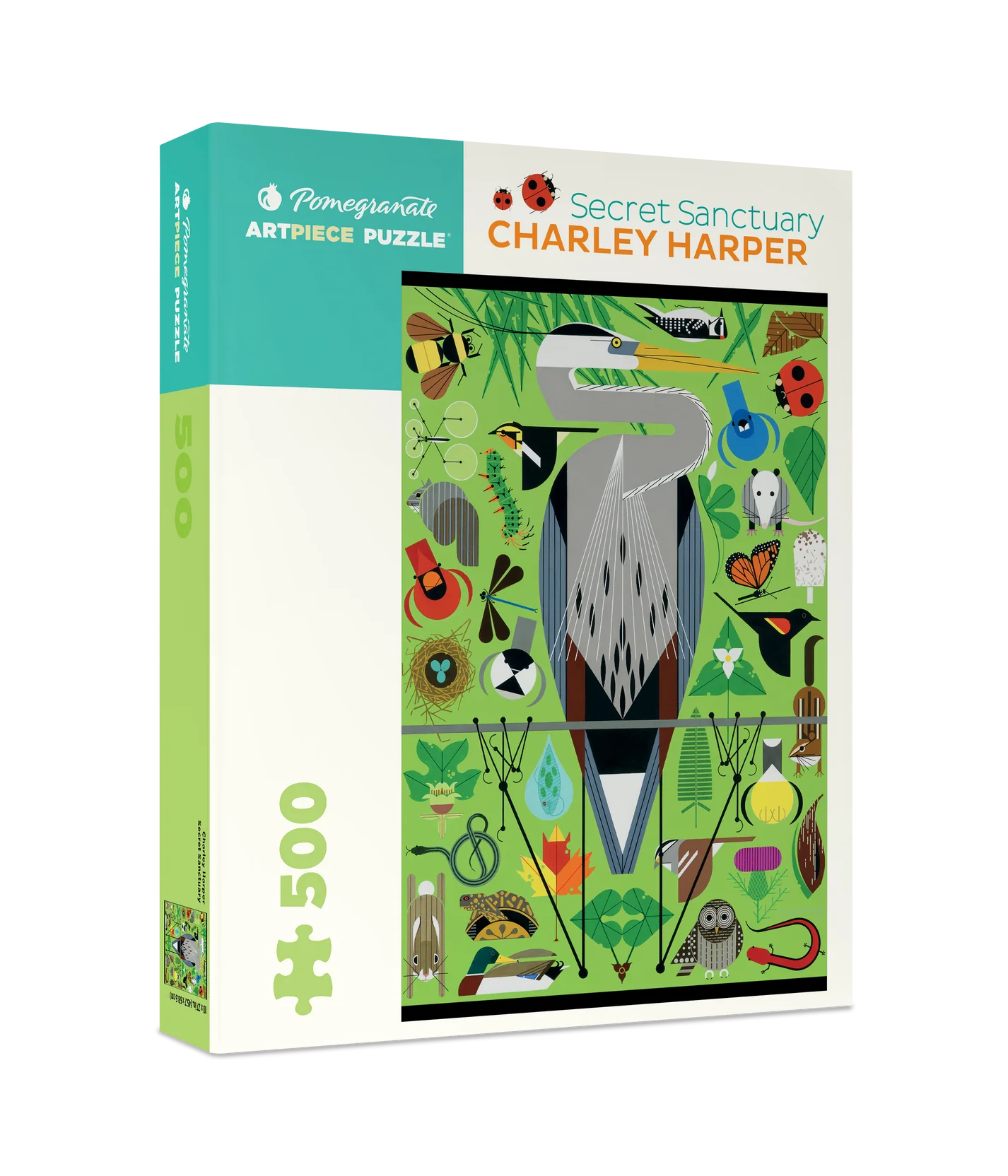 Charley Harper: Secret Sanctuary 500-piece Jigsaw Puzzle