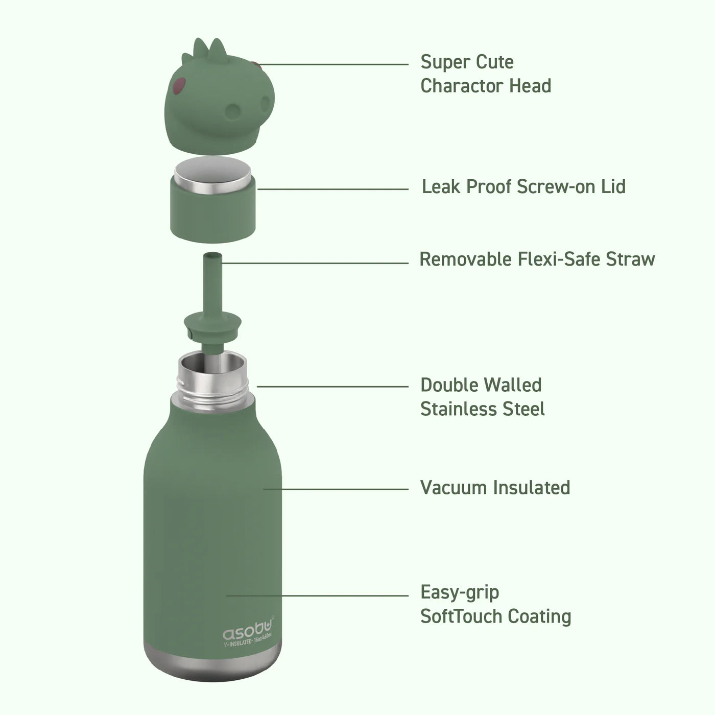 Animal Water Bottle