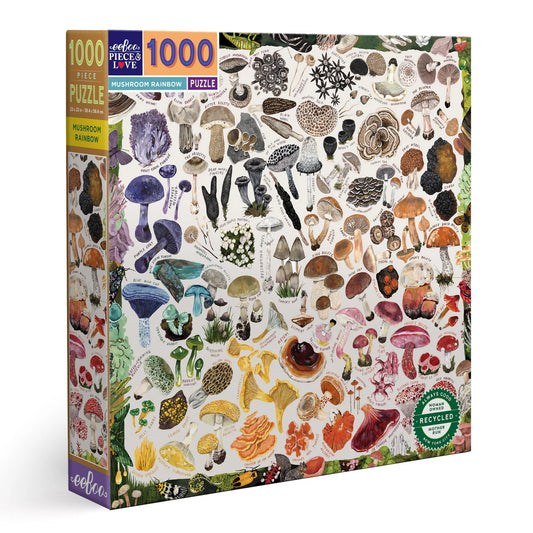Mushroom Rainbow, 1000 Piece Puzzle