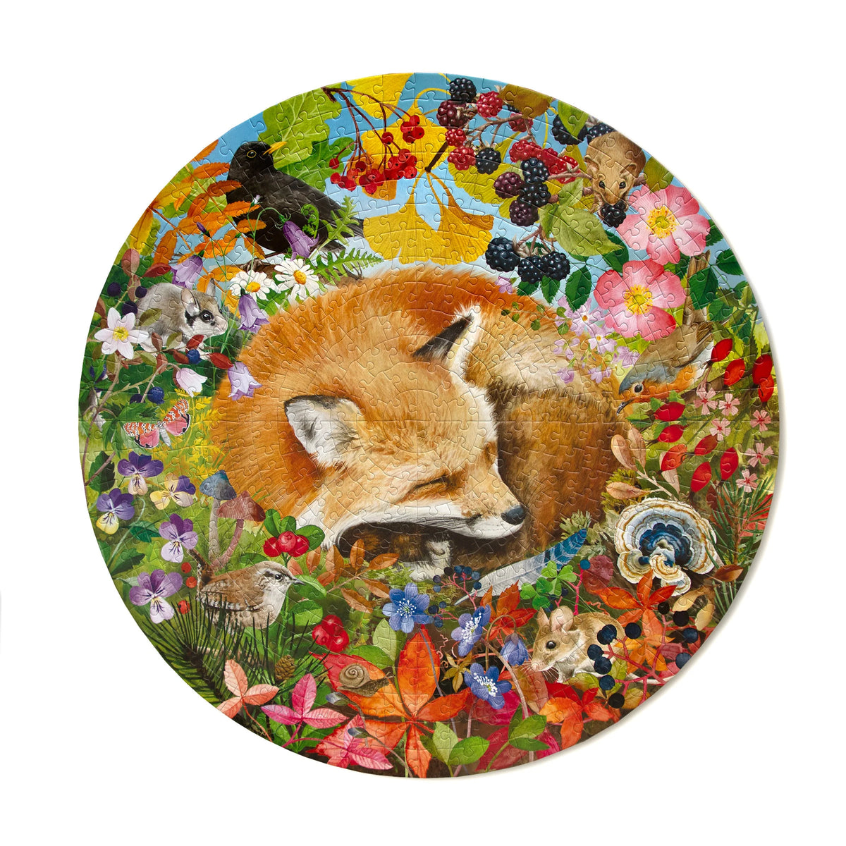 Forest Dreams 500 Piece Round Puzzle