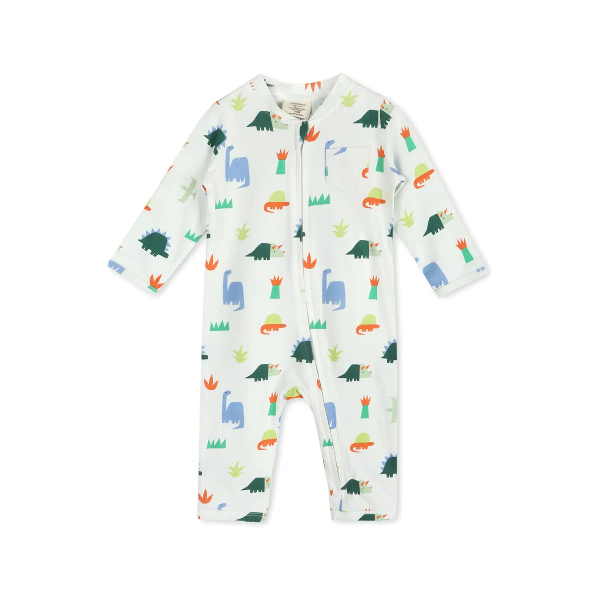 Dino Baby Zipper Jumpsuit