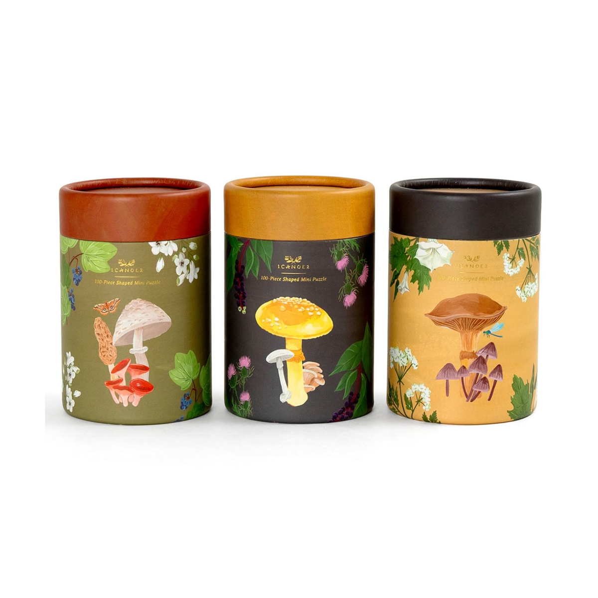 Midnight Flora & Fauna Set of 3 Puzzles