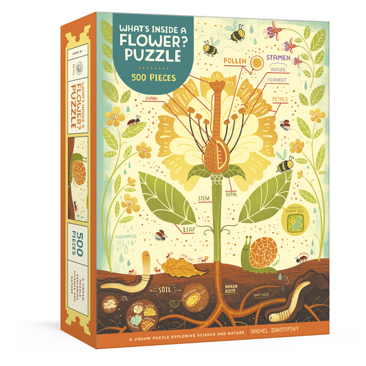 What's Inside a Flower? 500 Piece Puzzle