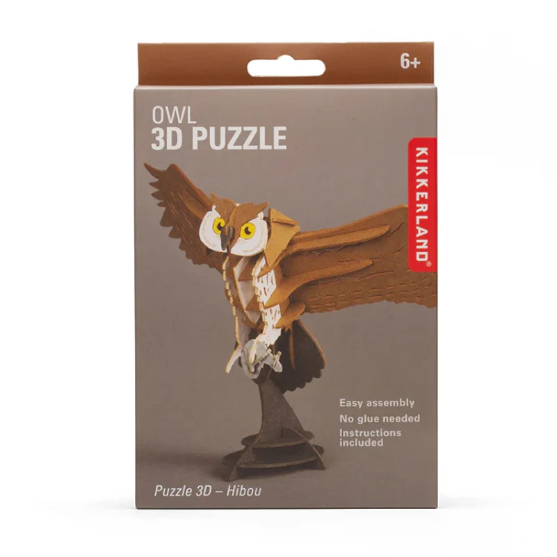3D Wooden Owl Puzzle
