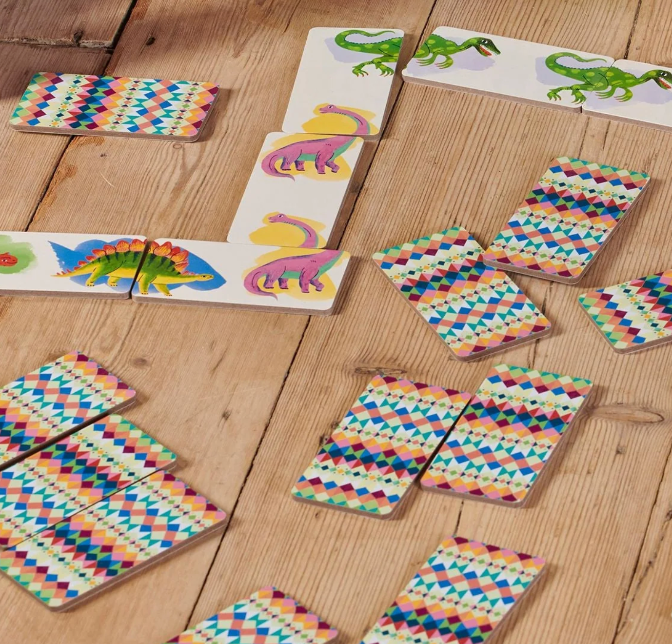 Dinosaur Head to Toe Dominoes