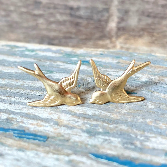 Bird Stud Earrings