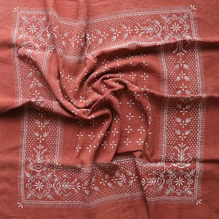 Natural Plant Dyed Bandanas