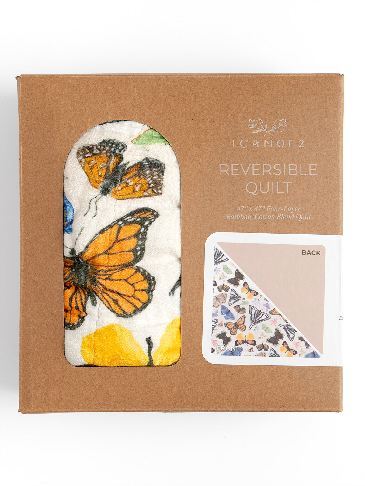 Flutter Friends Butterfly Reversible Quilt