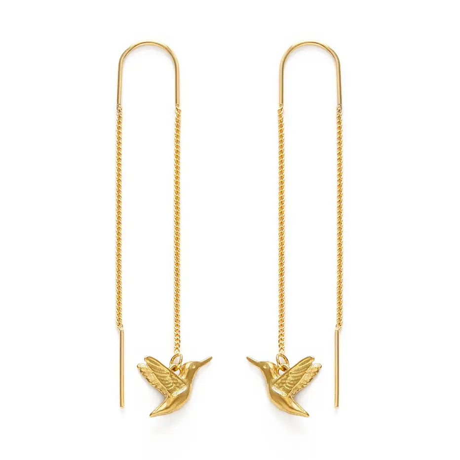 Hummingbird Threader Earrings