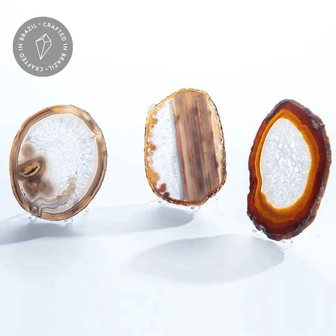 Natural Agate Slices