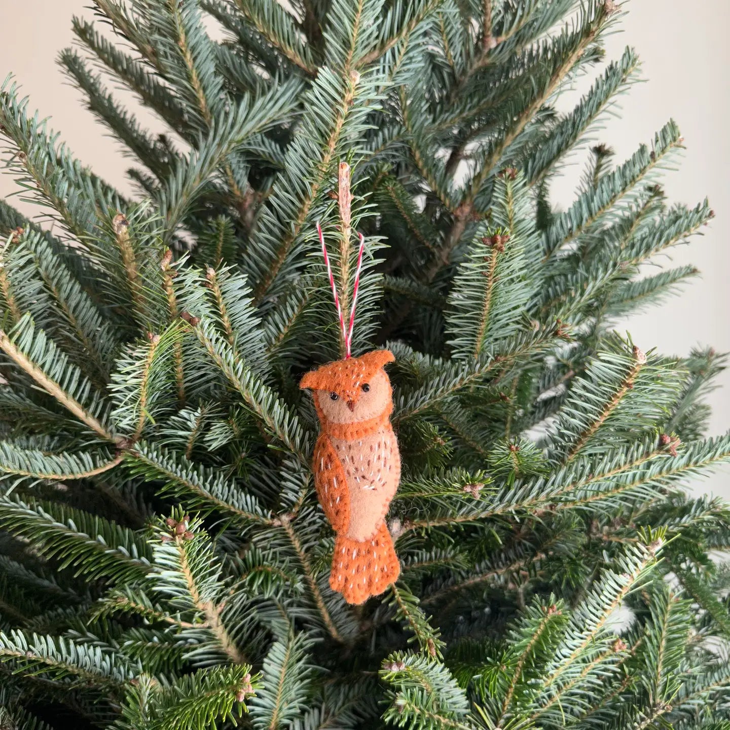 Felt Owl Ornaments