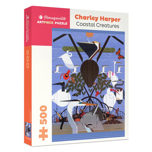 Charley Harper: Coastal Creatures 500-Piece Jigsaw Puzzle