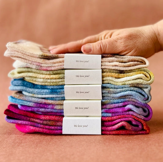 Hand Dyed Bamboo Socks