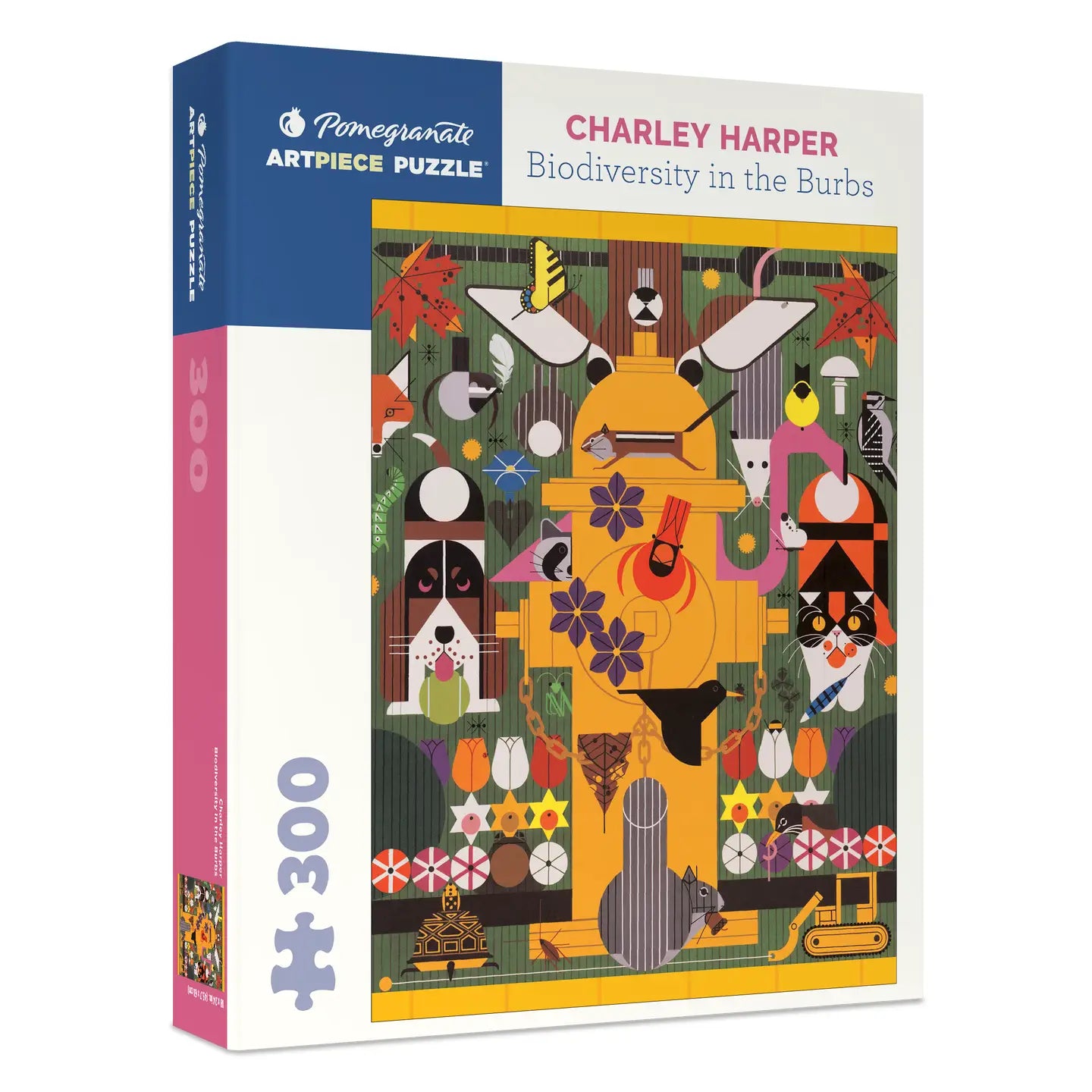 Charley Harper: Biodiversity in the Burbs 300-piece Puzzle