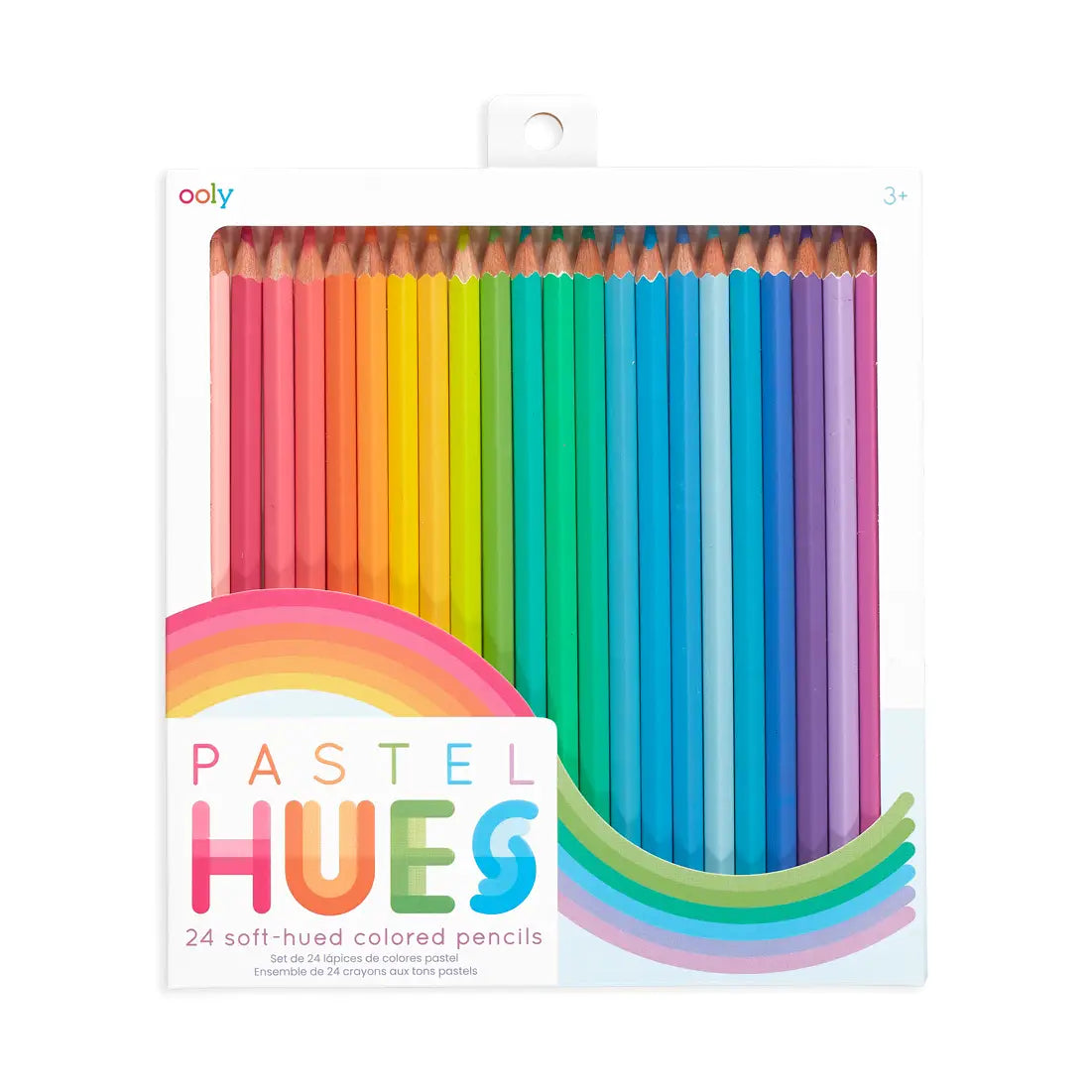Pastel Hues Soft-Hued Colored Pencils, Set of 24