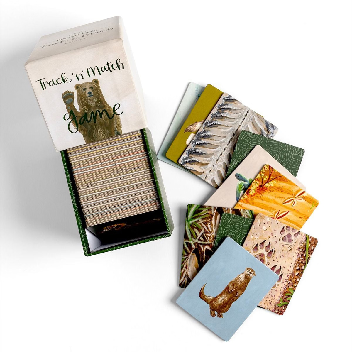 National Parks Track n' Match Card Game