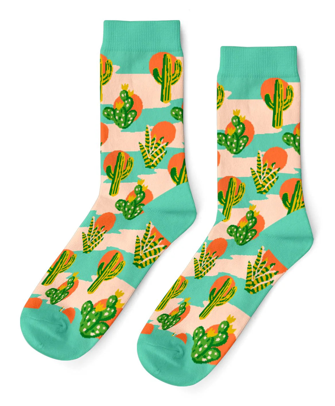 Cactus Sunset Socks