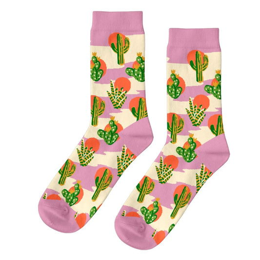 Cactus Sunset Socks