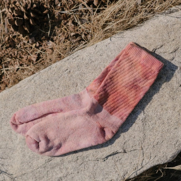 Hand Dyed Cotton Socks