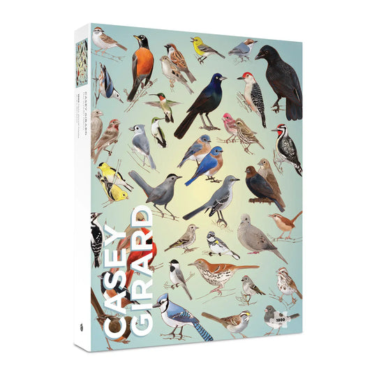Casey Girard: Backyard Birds 1000-Piece Puzzle
