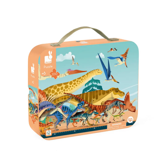 Dinosaur Panoramic 100 Piece Puzzle
