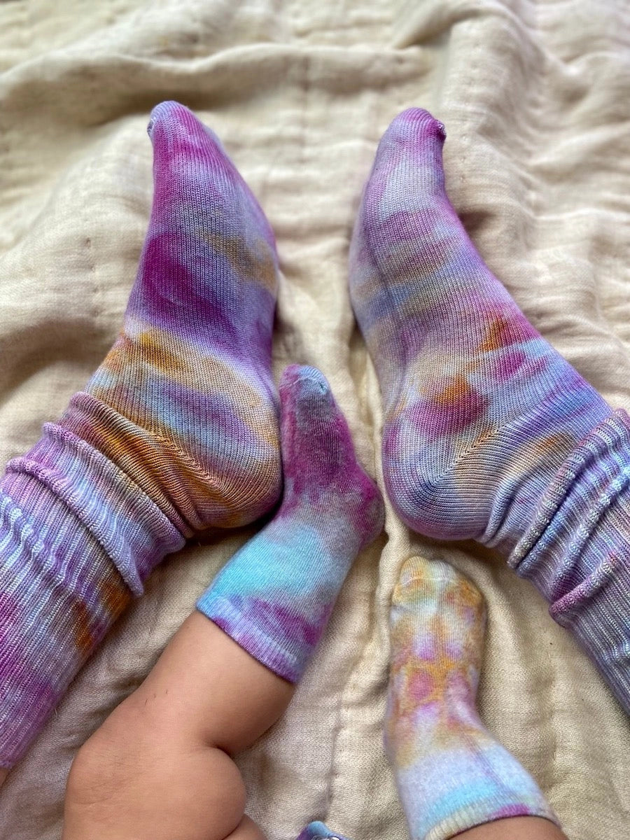 Hand Dyed Bamboo Socks