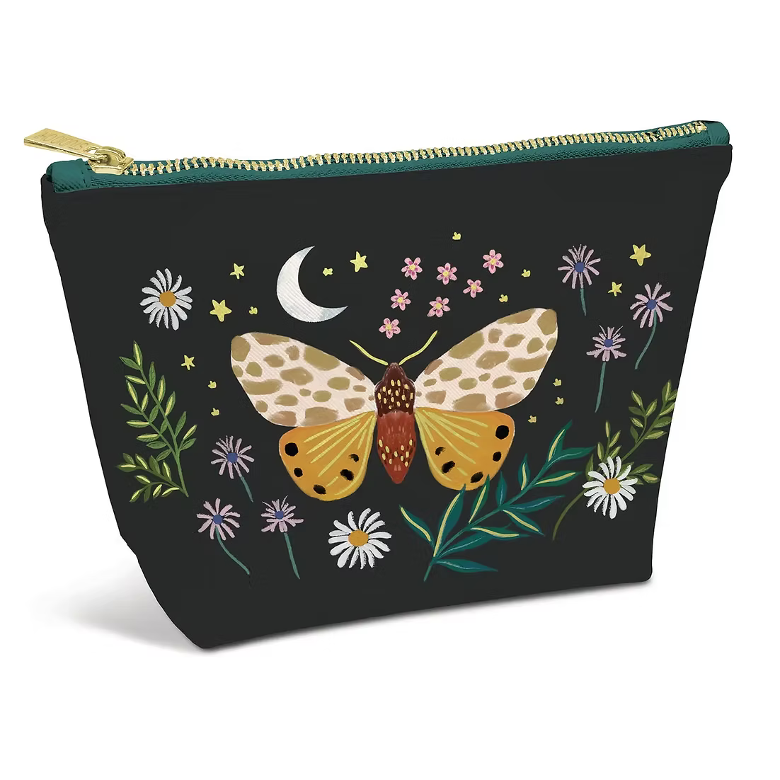 Midnight Garden Clutch Cosmetic Bag