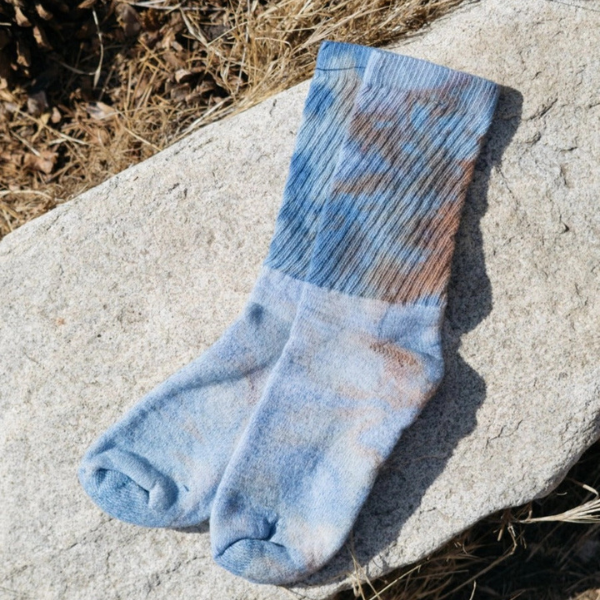 Hand Dyed Cotton Socks