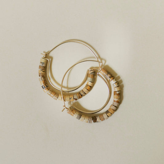 Temple Hoop Earrings