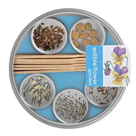 Edible Flower Pocket Garden Set