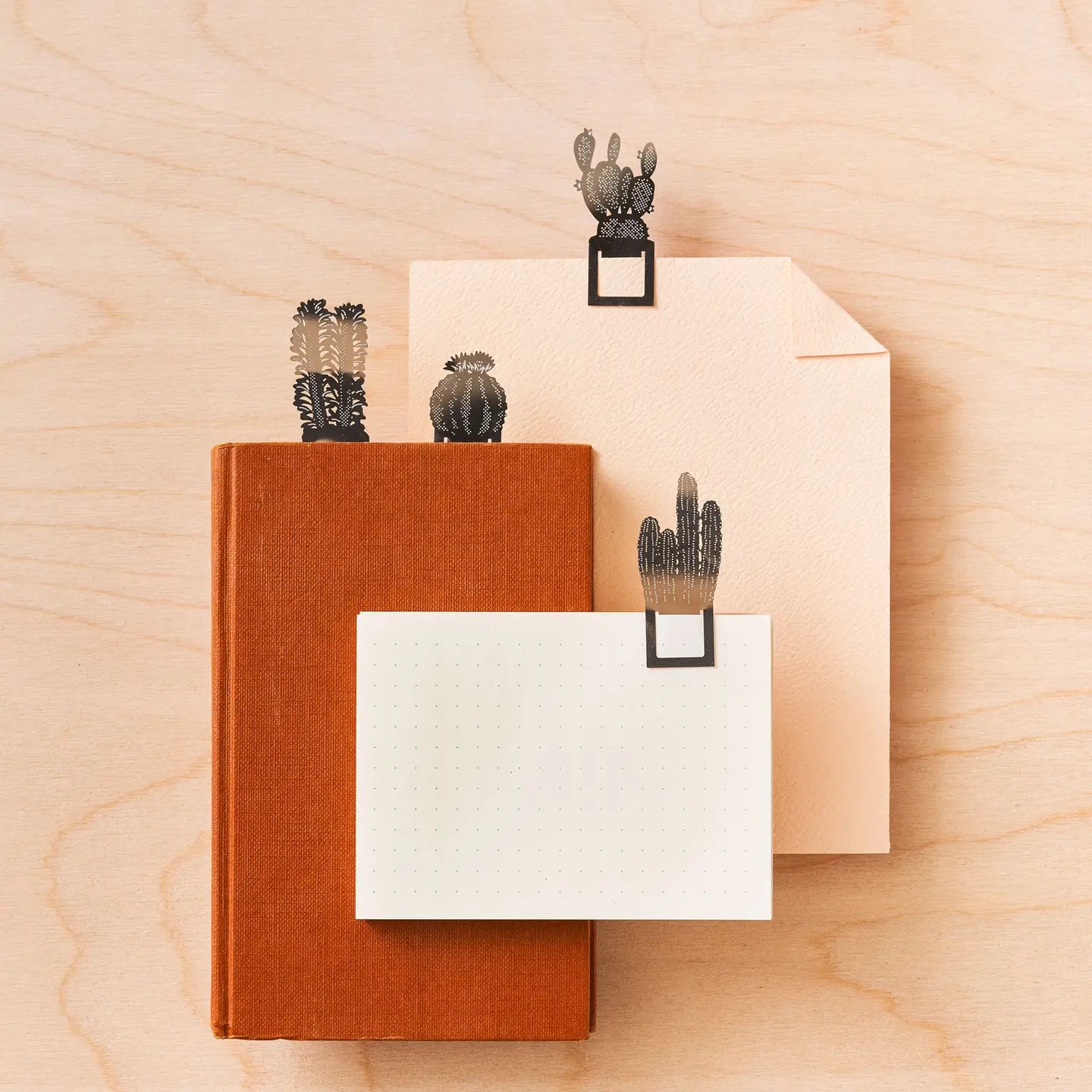 Cactus Bookmark Set