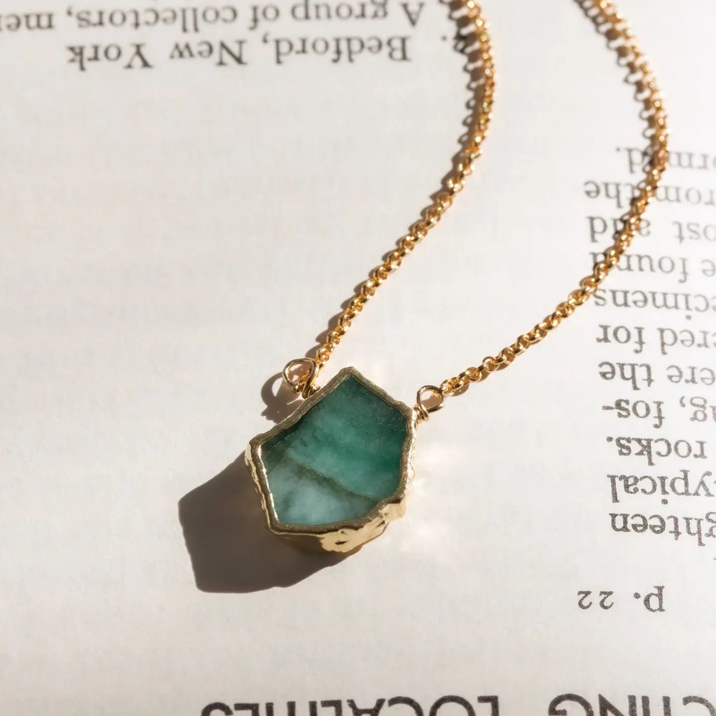 Earth, Wind, and Fire Stone Necklace