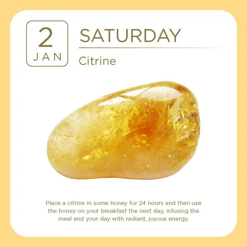 2027 Crystal Day-To-Day Calendar
